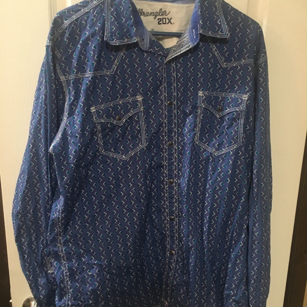 20X Wrangler pearl snap
